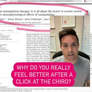 Animated explanation of the science behind chiropractic manipulation.
