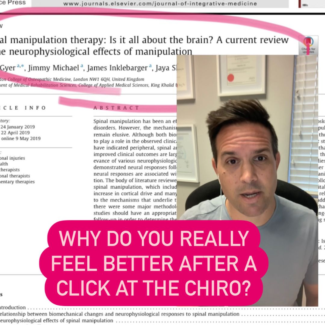 Animated explanation of the science behind chiropractic manipulation.