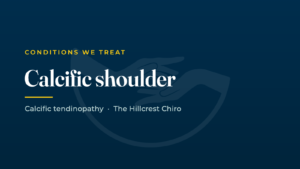 Dr Neil Cuninghame on treating calcific tendinitis of the shoulder in Hillcrest