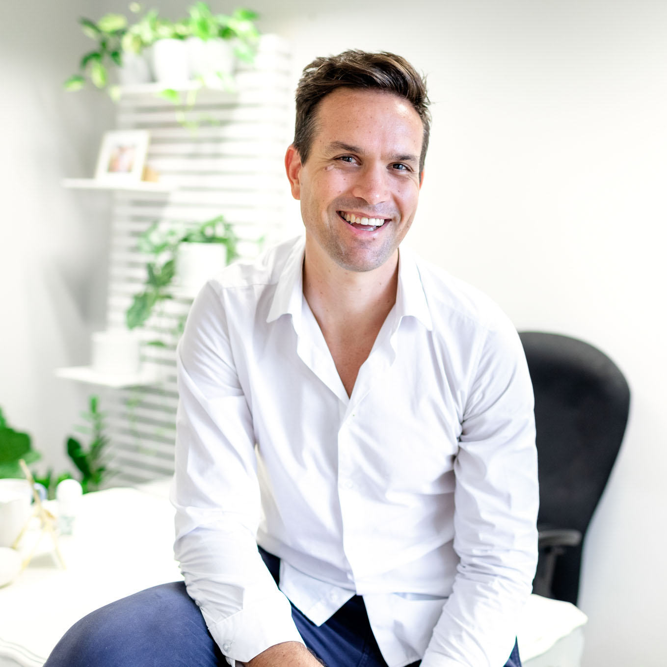 Dr Neil Cuninghame, chiropractor and pain specialist, at his Hillcrest practice